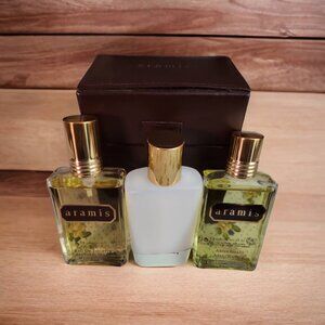 Vintage Aramis Eau de Toilette Spray/After Shave Duo in Collectible Leather Case